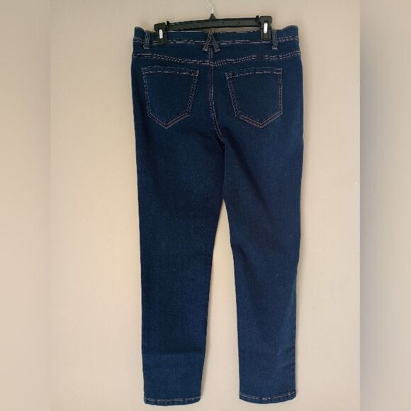 2 Denim Skinny Jeans Light & Dark Wash Size 12 - Picture 8 of 13